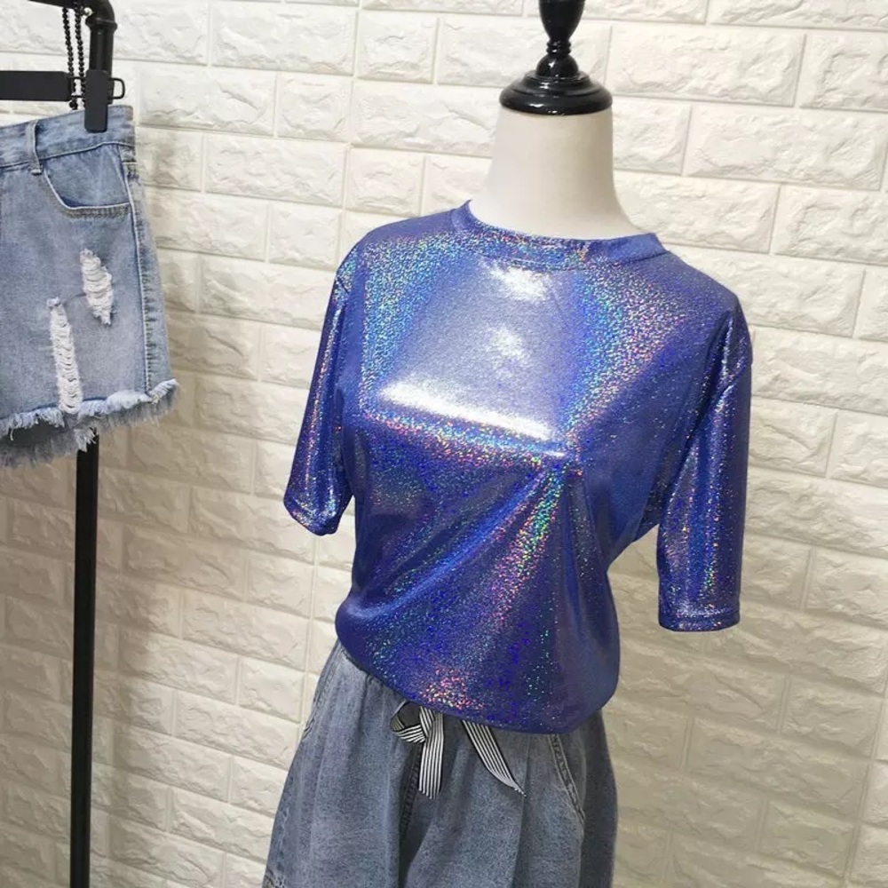 Women’s sparkling glitter top